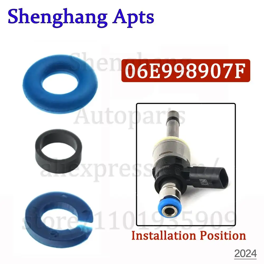 06E998907F Fuel Injector Repair Seal Kit For Audi A6 C7 A7 A8 D5 Q7 4M A4 A5 3.0 Petrol 2013-06E998907 06E 998 907 F