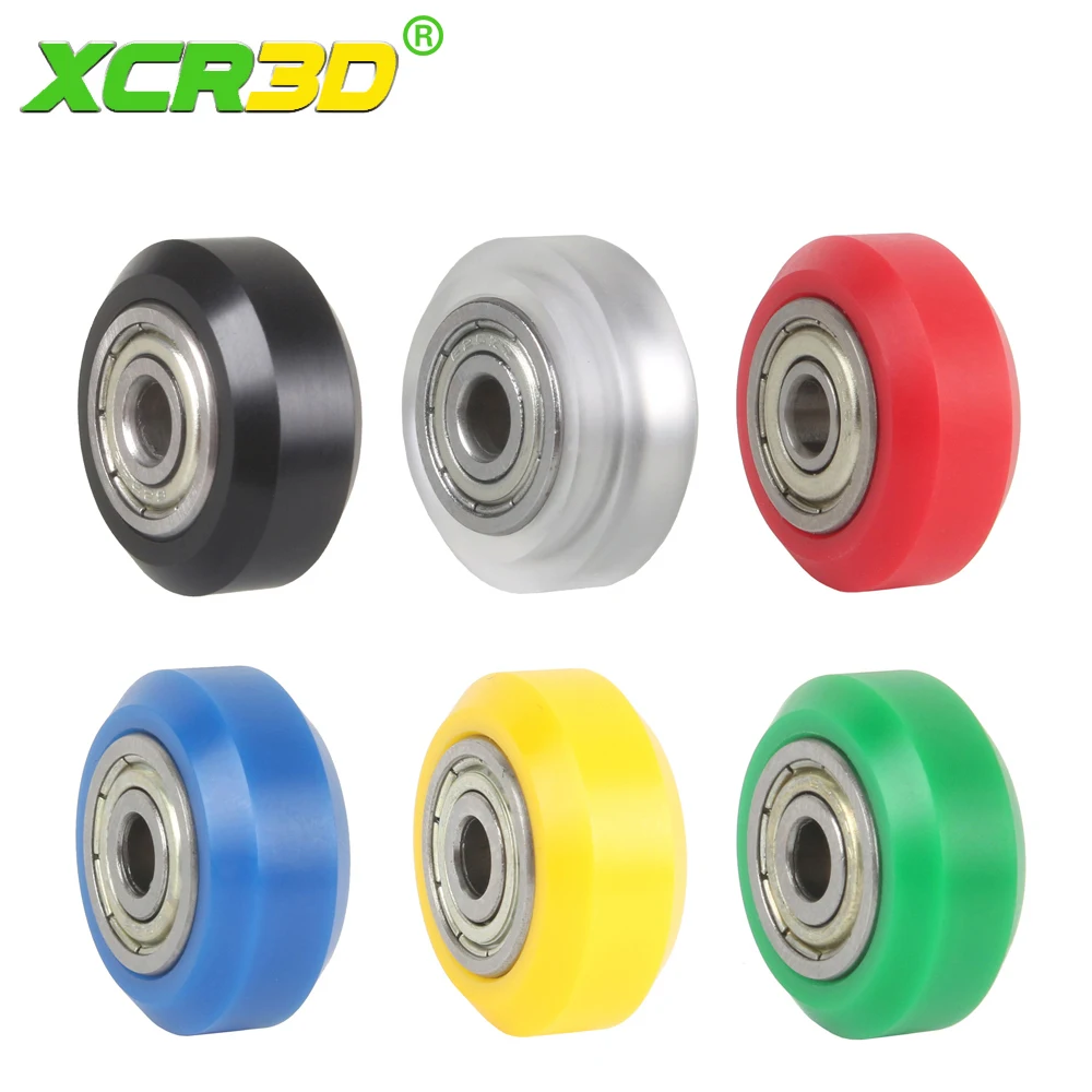Xcr Impressora 3d Multicolorido Policarbonato Roda de Plástico Cnc Polia de Pom Elevação de Alta Velocidade Rolamentos Opentbuilds para Ender 12 24 Peças