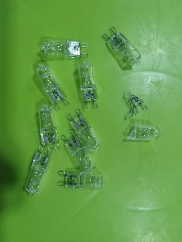 10pcs/lot G9 220-240V 25W 40W 60W Portable Warm White Halogen Bulb Light Lamp 3000-3500K Globe 230V Capsule Clear Bulbs photo review