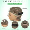 114152-947c16.jpg Perruque tressée courte en dentelle complète de 8 pouces, style BOB, perruque synthétique courte tressée en boîte, perruque en fibre résistante à la chaleur