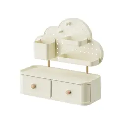 Cloud - Inspired Expandable Desk Organizer - Multi - Compartment Storage Solution for Home, Office, and More (1 - layer)