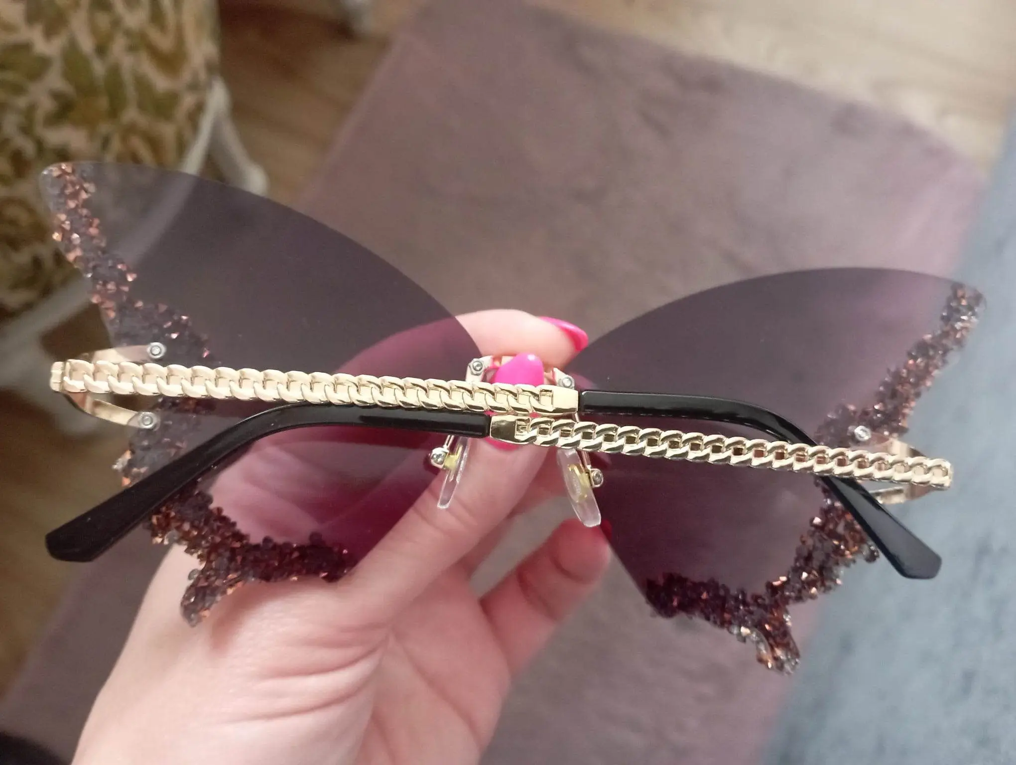 Diamond Butterfly Sunglasses