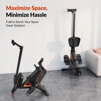 UTRYUP Magnetic Rowing Machines R05 Water Rower R10 16 Levels Quiet Resistance Foldable Compact Rowing Machine Home Gym Fitness 4
