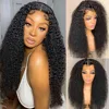 13x6 13x4 HD Lace Frontal Wig 360 Full Lace Wig Kinky Curly 30 Inch Lace Front Wig Human Hair Glueless Wig Deep Wave Frontal Wig 3