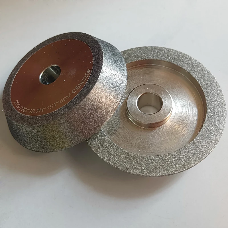 Grinding Wheel MR-20G Bit Sharpener Machine Drill and Milling Cutter SDC/CBN 20G 78x12.7x15.3xV60