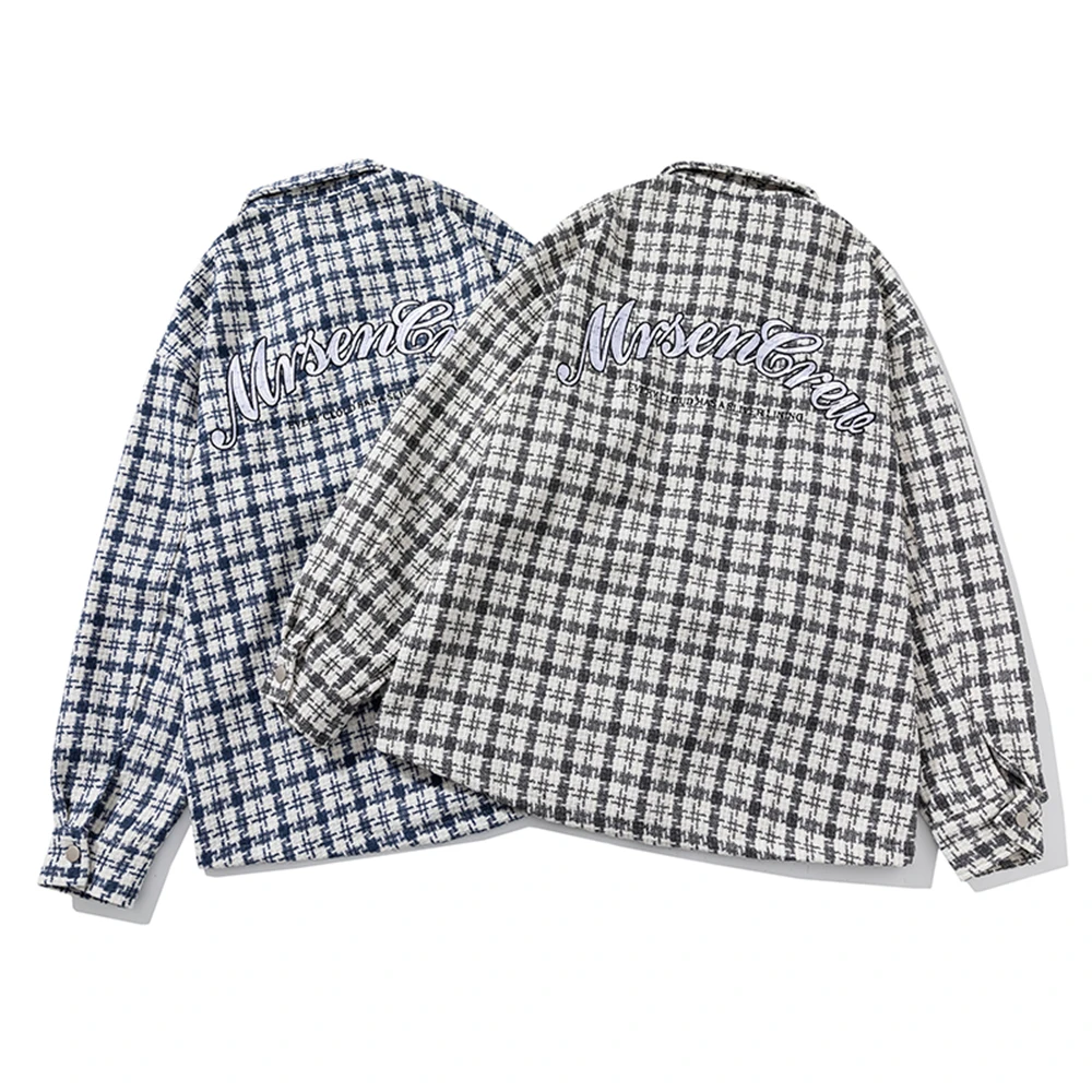 

Fashion Ins Style Couples Jacket For Men Single-breasted Hip Hop High Streetwear Long Sleeve Loose Shirts Coats Outerwear C089