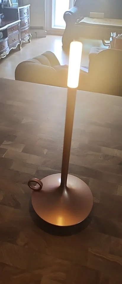 LED USB Rechargeable Table Lamp, Touch Switch, Perfect for Bedside Decoration, Bar Atmosphere, and Residential Elegance photo review