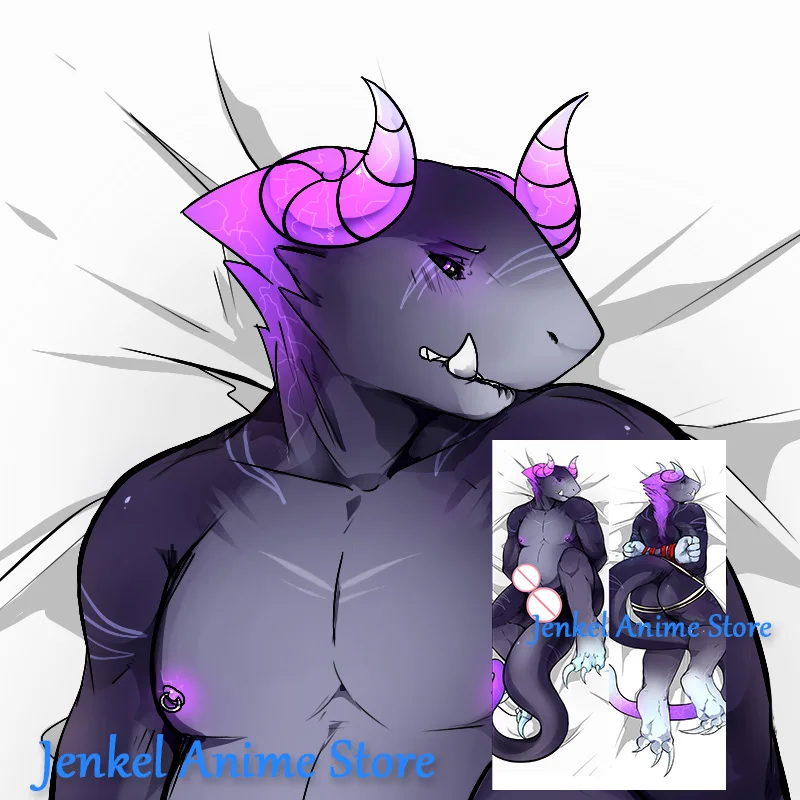 

Dakimakura Volkrynn Beauty Furry Anime Pillowcase Life Size Double Sided Print Body Pillow Cover