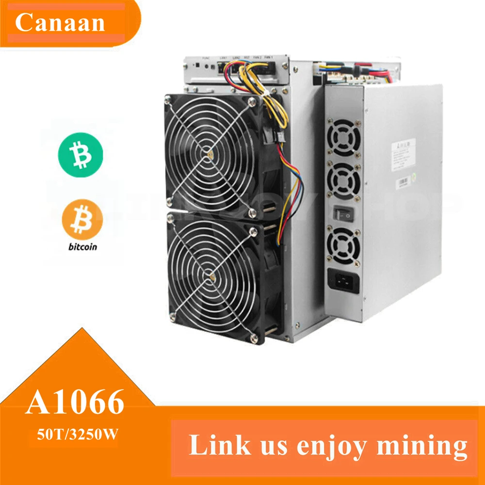 

Avalon Miner 1066 блок цепи Cryp машина 50th/S BTC Майнинг С 3250 Вт блоком питания включен