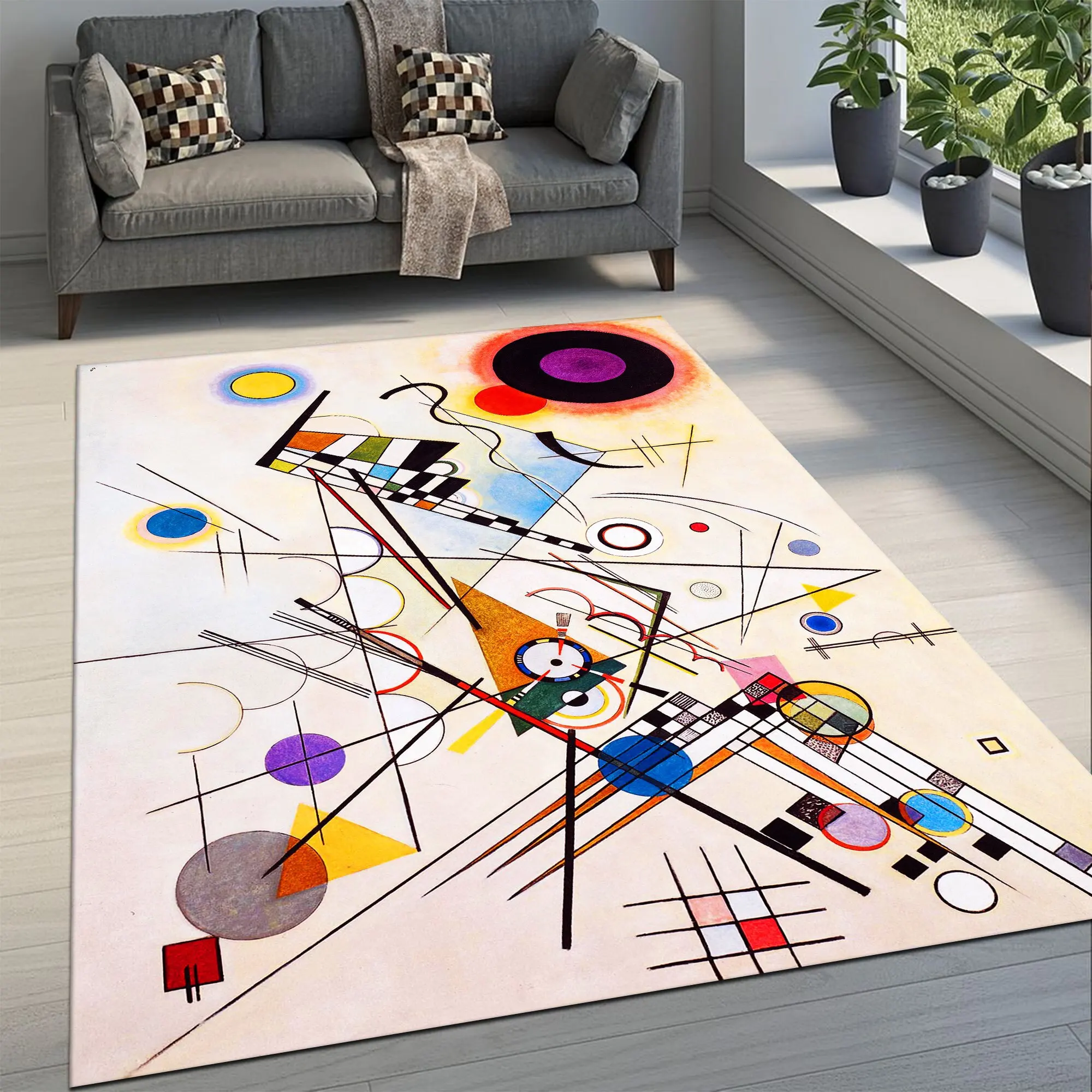 

Saloon Abstract Art Rug Fame Prints Style Abstract Door Mat Wall Modern Living Room Housewarming Soft Flannel Non Slip Carpet