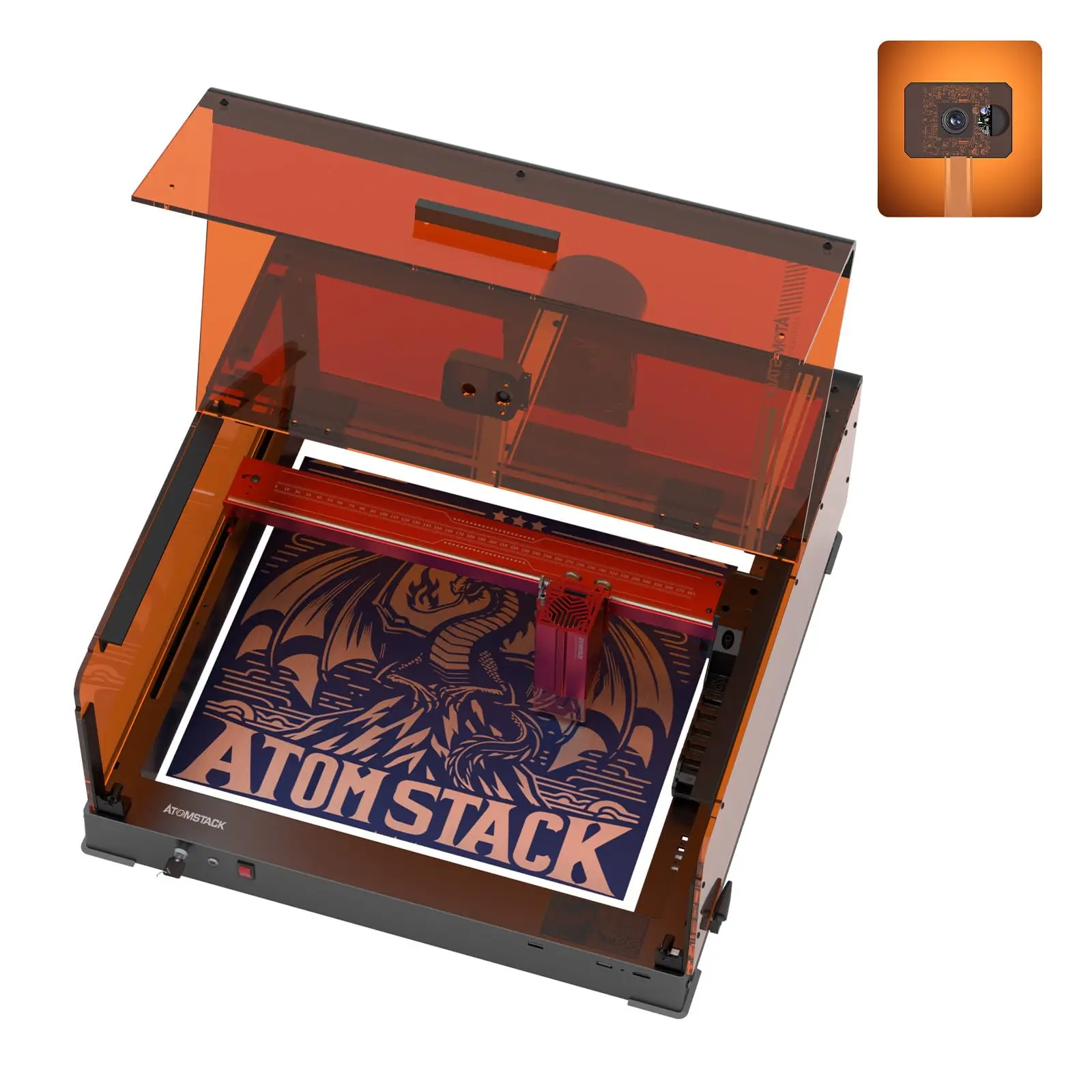 ATOMSTACK A24 Ultra 24W 青っぽい レーザー彫刻機 ATOMSTACK A24 Ultra 24W 青っぽい レーザー彫刻機