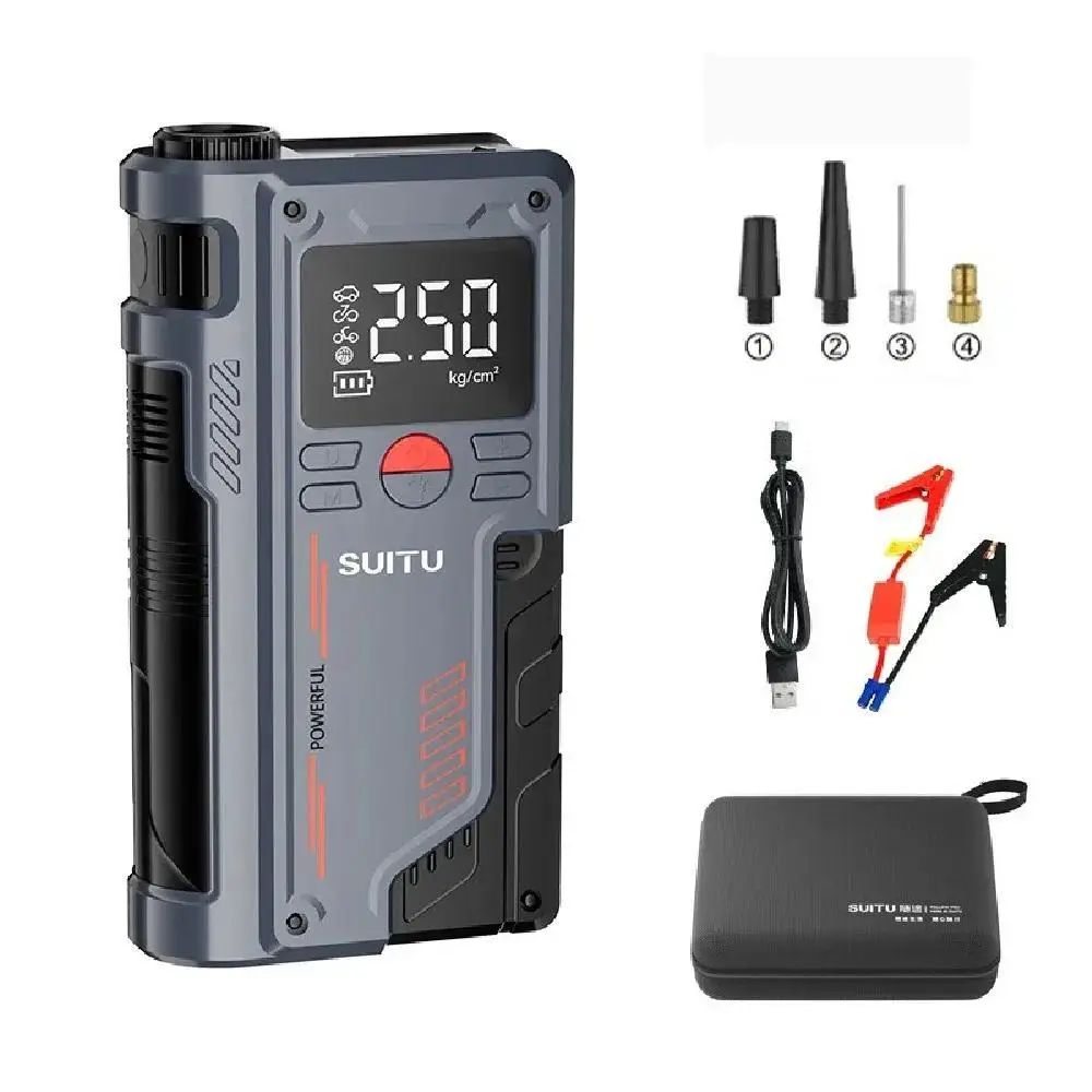 4 In 1 Car Jump start con compressore d'aria 150PSI 20000mAh caricatore Booster portatile 1000A fotocamera di avviamento della batteria dell'auto del carburante - immagine 6