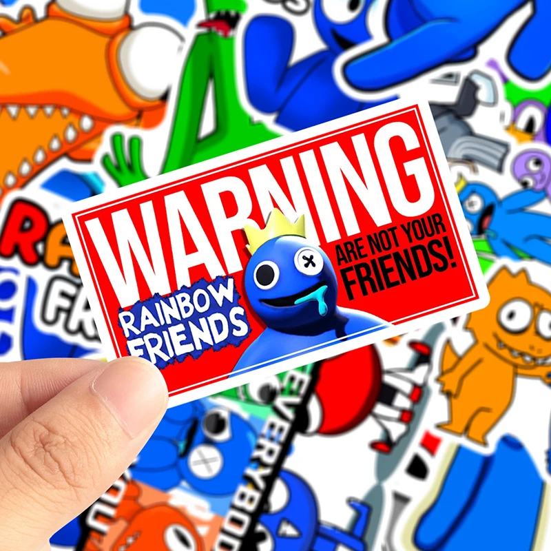 Blue Rainbow Friends Roblox Stickers for Sale