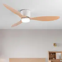 Modern Led Ceiling Fan Without Lights DC Motor 6 Speeds Timing Fans 20CM Low Floor Loft Remote Control Lux&vitae Fan With Lights 1
