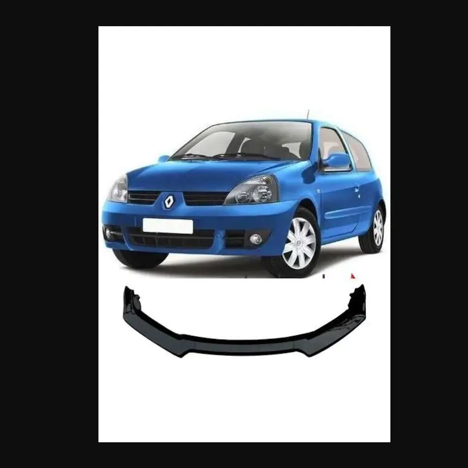 

Для Renault Clio 2 накладка на передний бампер губа 1998-2005 черный сплиттер диффузор универсальный спойлер бампер брызговики
