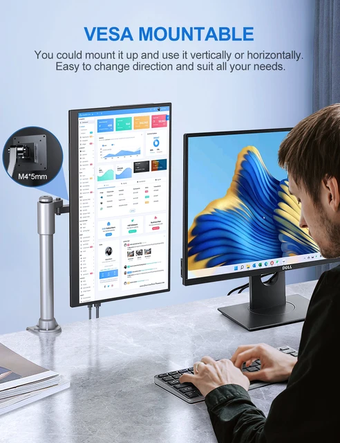 モバイルモニター 18.5インチ ゲーム120Hz FHD usbC接続 モバイルモニター 18.5インチ ゲーム120Hz FHD usbC接続 完璧な