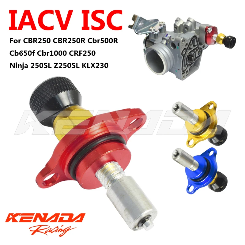 KENADA RACING Idle Air Control Valve Set For Honda Cbr150 Cb150 crf150 PCX125 PCX150 SH125 SH150 300 FORZA250 Forza300 Forza350