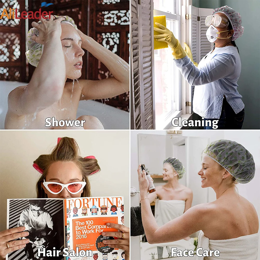 Рисунок 6 - модные пластиковые шапочки для душа