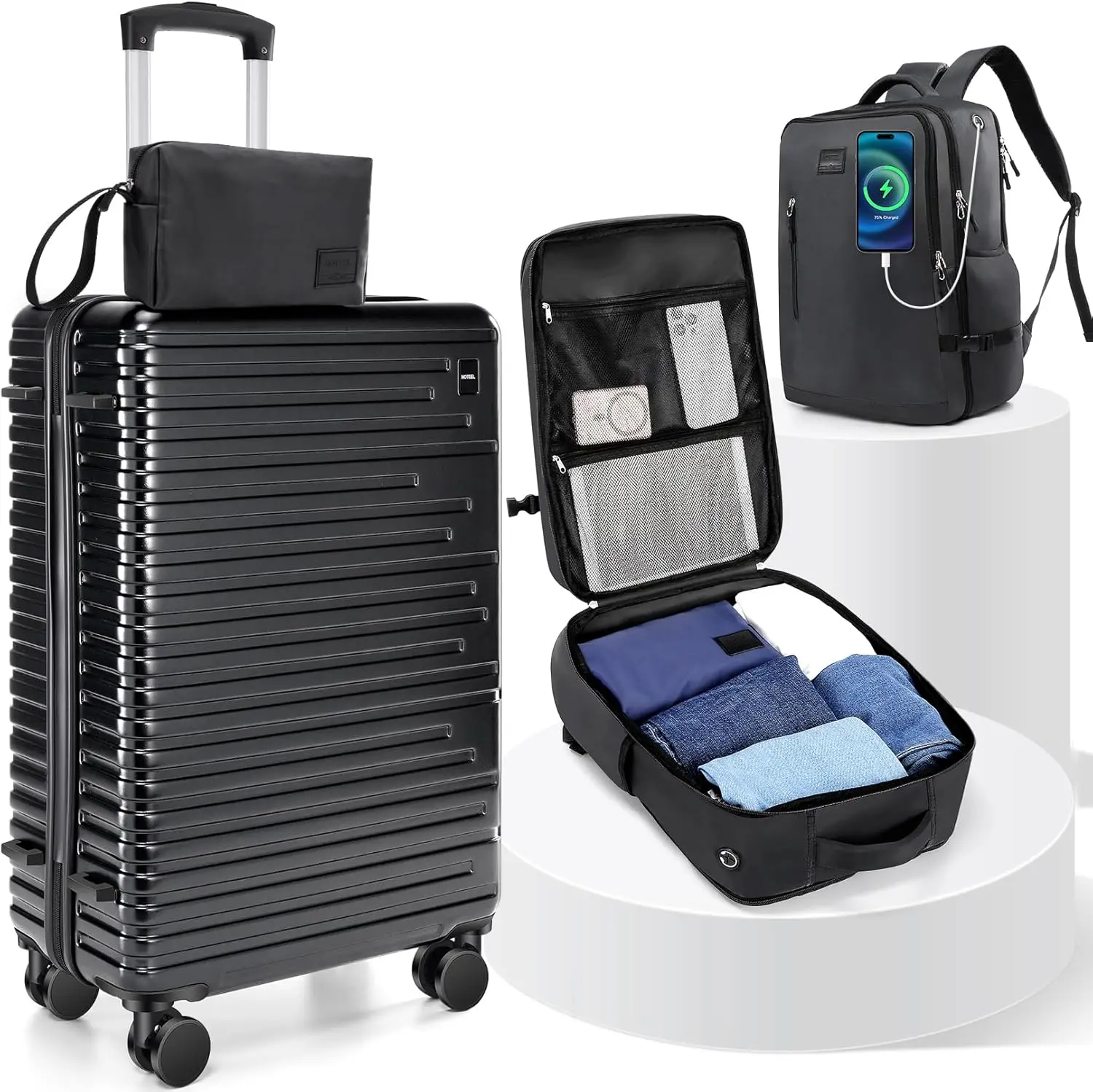 3-Piece Hard-shell Luggage Set 1