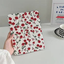 Elegant Rose Blossom Tablet Case - Stylish Floral Protective Cover for IPadPro2024 - 11inch (TR030)
