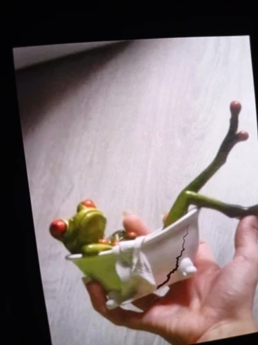 Resin Funny Frog Figurines - Home & Bathroom Decor Accessories photo review