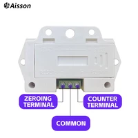 Compteur numérique électronique à 8 chiffres, capteur électromagnétique à Induction automatique, compteur de poinçonnage haute fréquence sans batterie 5
