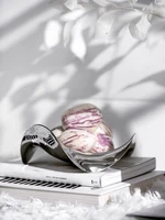 Stainless Steel Dish Serving Bowl Decorative Tray for Fruit Dessert Snack Home Décor Table Decoration Scandinavian Style Gifts 1