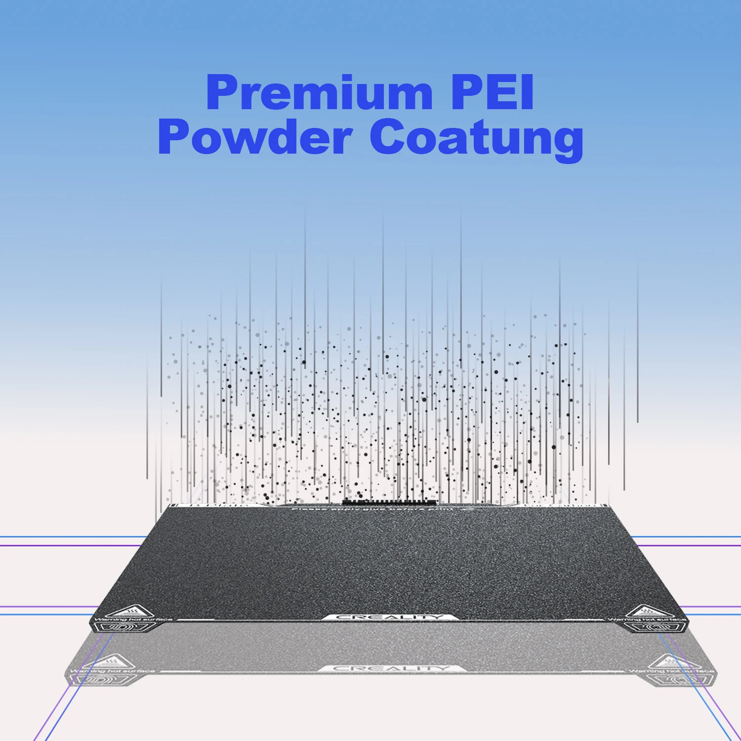 Creality K1C,K1 Max PEI 빌드 플레이트, 부드러운 자석 없음, 마그네틱 용수철 스틸 프린트 베드, K1C,Ender-3 V3 Plus 3D 프린터용