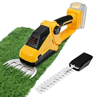 2 IN 1 Cordless Hedge Trimmer for Dewalt 20V Battery Handheld Household Shrub Weeding Pruning Mower Garden Tools (No Battery) 1