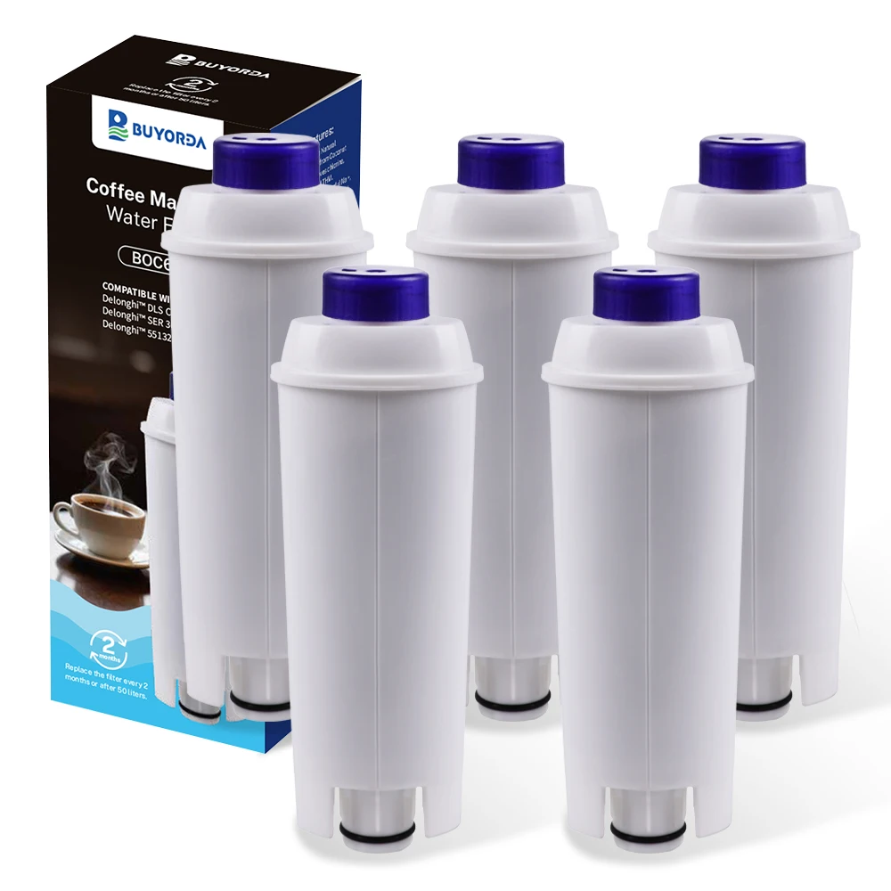 فلتر ماء فحم نشط لماكينة قهوة ديلونجي، يحسن مذاق ق...