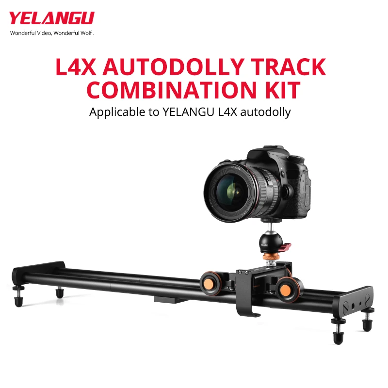Video Autodolly Scale Indication Electric Motor Track Slider for DSLR Camera