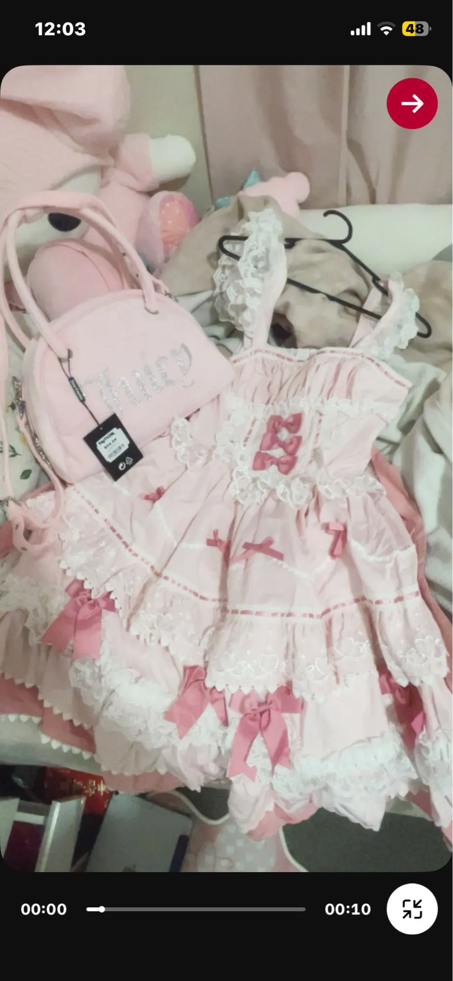Frilly Ribbon Dress - Hime Lolita Aesthetic photo review