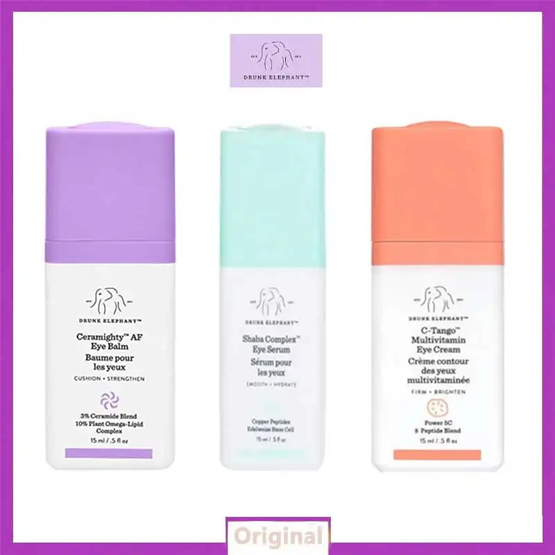 DrunkElephantAntiWrinkleEyeCreamSet5VC8WinningPeptideFirmingLightLinesMoisturizing