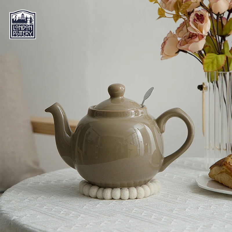 

London Pottery Farmhouse Series 2 Cup Teapot Toffee British Ceramic 600ml Teapot for Afternoon Tea Tea set Teapots