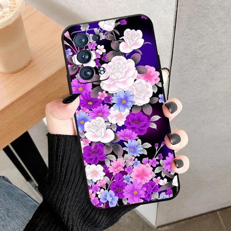 OPPO Reno6 Series Black Soft TPU Silicone Phone Case