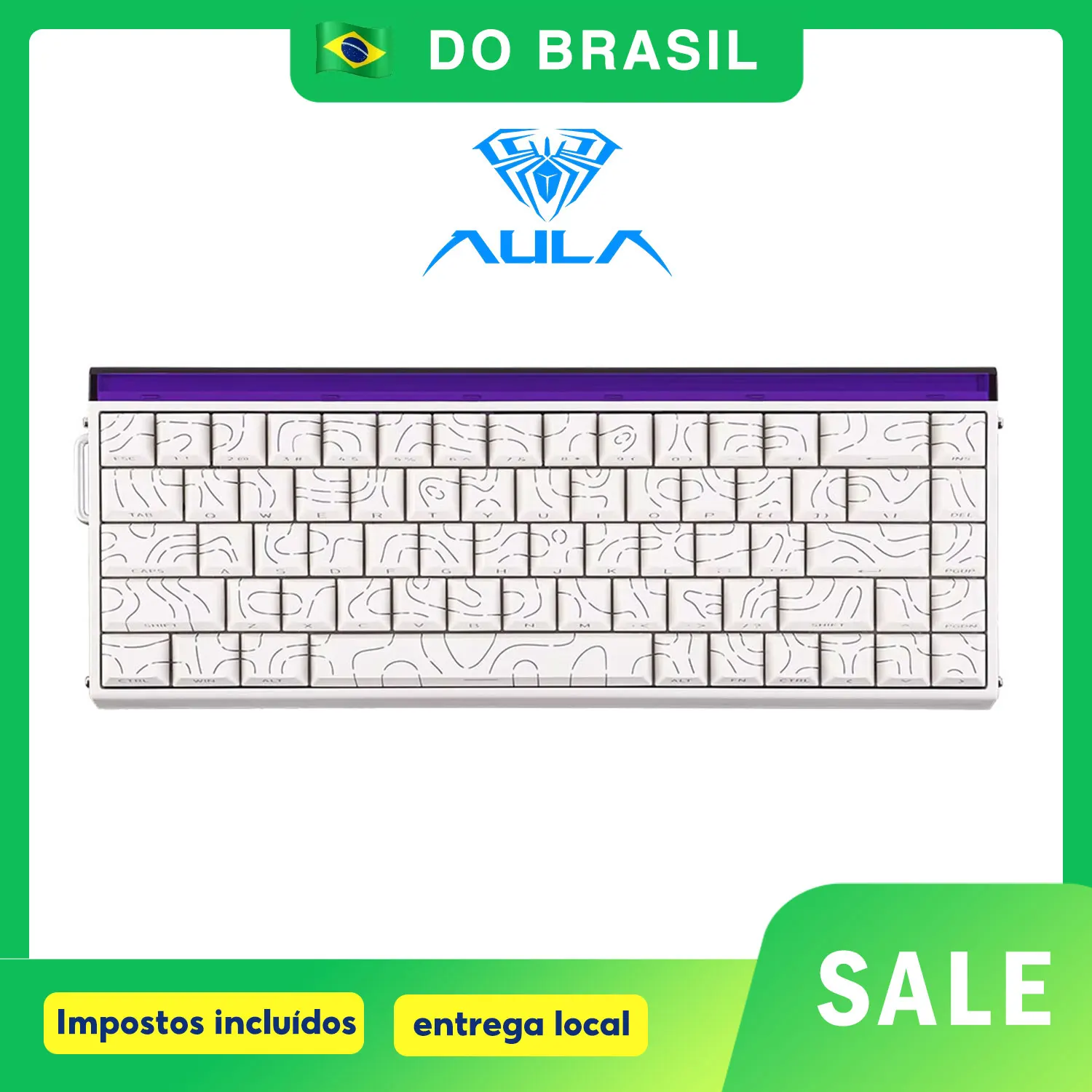Teclado Magnético AULA Hero 68HE 65%