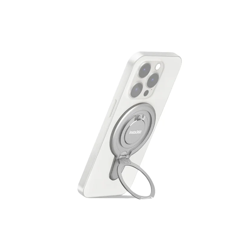 Module détaché montrant la partie magnétique et le pas de vis. Achetez le module téléphonique magnétique pour Insta360 Flow 2 Pro, fixation rapide et sécurisée.
