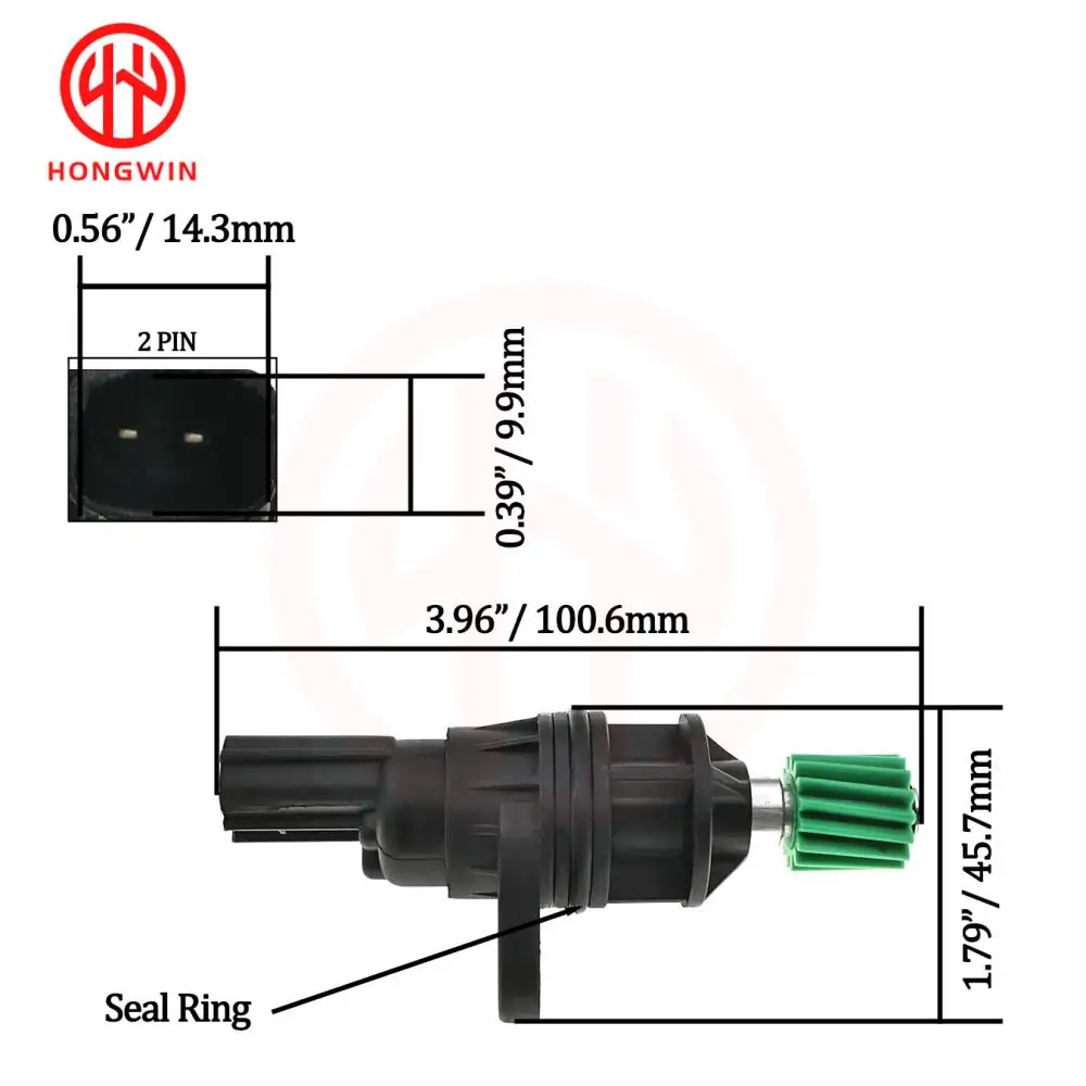 15 Teeth 2Pin Automatic Transmission Odometer Vehicle Speed Meter Sensor M5AD-17-400 M5AD17400 For Mazda Ford Ranger