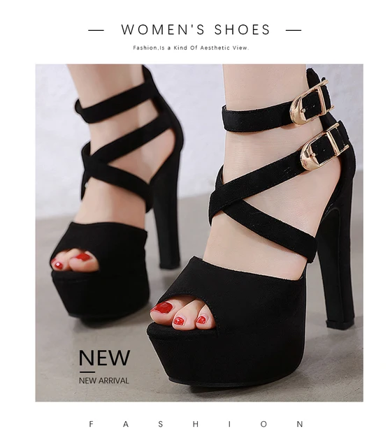 Women Shoes Women's Fashion Platform Wedge Heels Large Size Colorblock  Roman Sandals Black 7 - Walmart.com