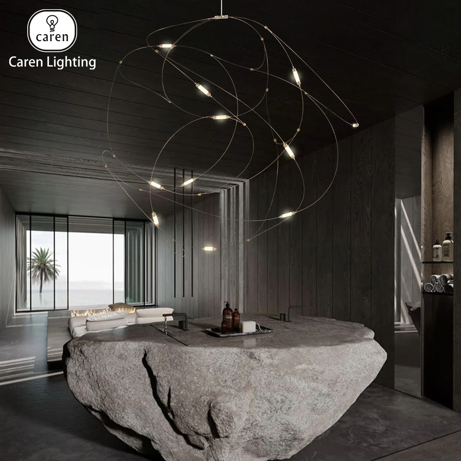 Caren Firefly Artistic Pendant Chandelier 1