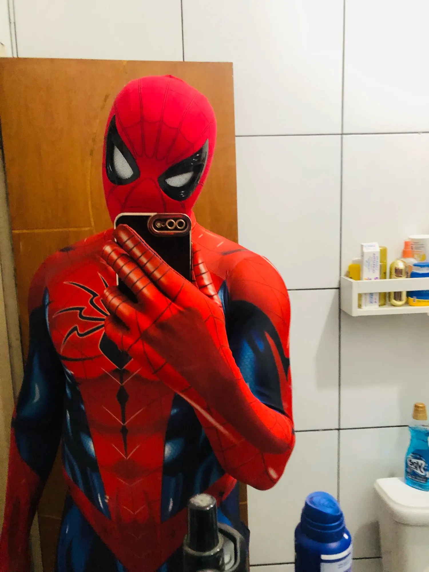 The SpideyFace Winking Mask