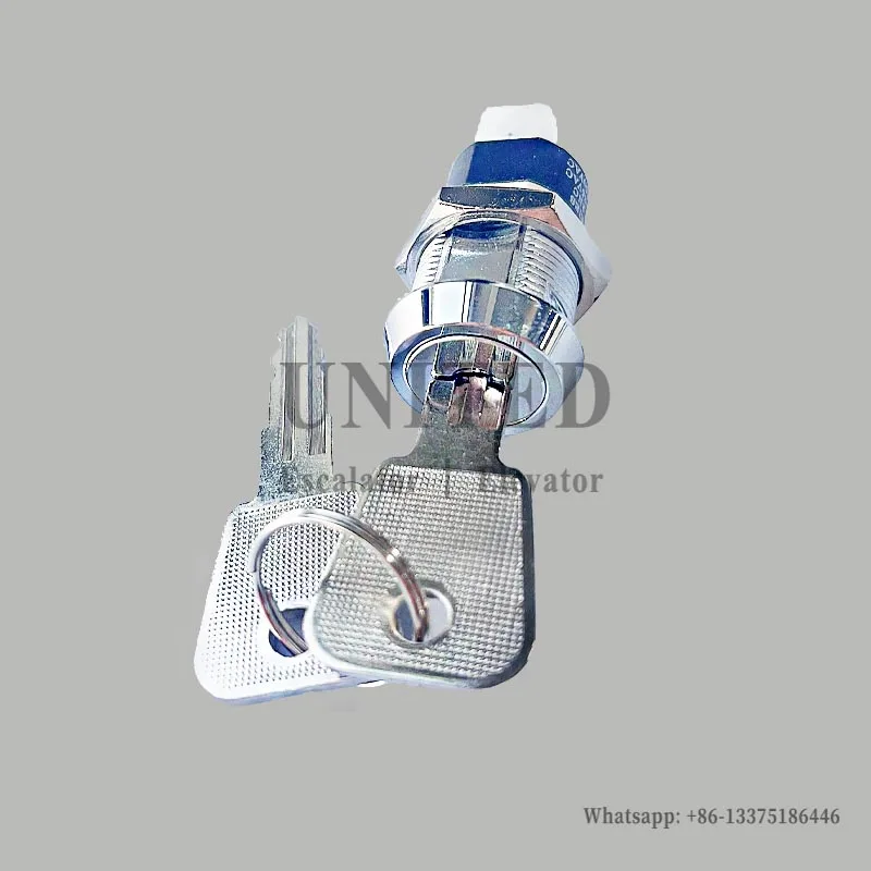 20pcs 2803 Elevator Lock Key Double Pull External Power Lock 2NO 2NC Round Base Station Lift Parts Elevator Spare Parts