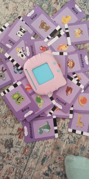 Talking Flashcards Toy - Preschool English Audio Learning Machine for Kids photo review