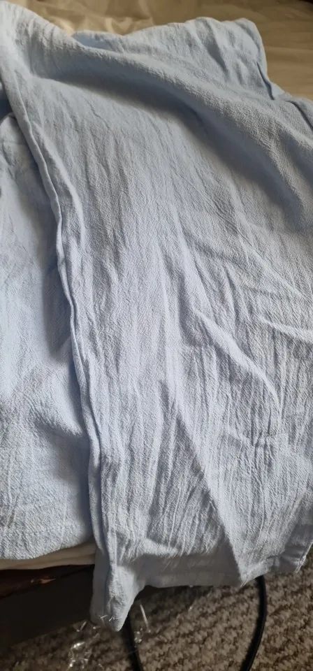 Breathable Cotton-Linen Drawstring Pants for Women - Casual Comfort photo review