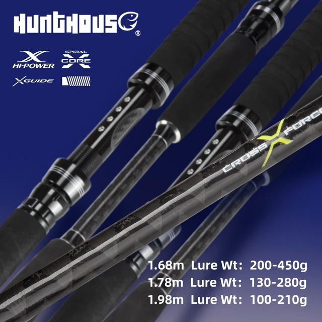 Hunthouse Spinning Power Jigging Rod 1.68/1.78/1.98m Lure Weight