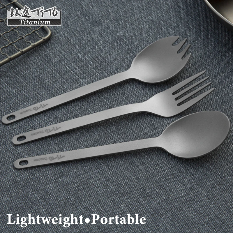 tito チタンフォーク約630g Tito-チタンフォーク13.8g,アウトドアキャンプ用,ピクニック用の長い