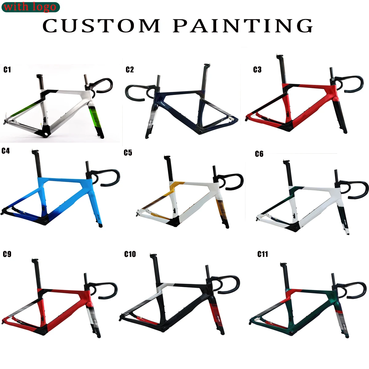 2022 T1000 Carbon Road Bike Frame Ad.one Carbon Bicycle Frame With Disc Brake Disk Brake Include