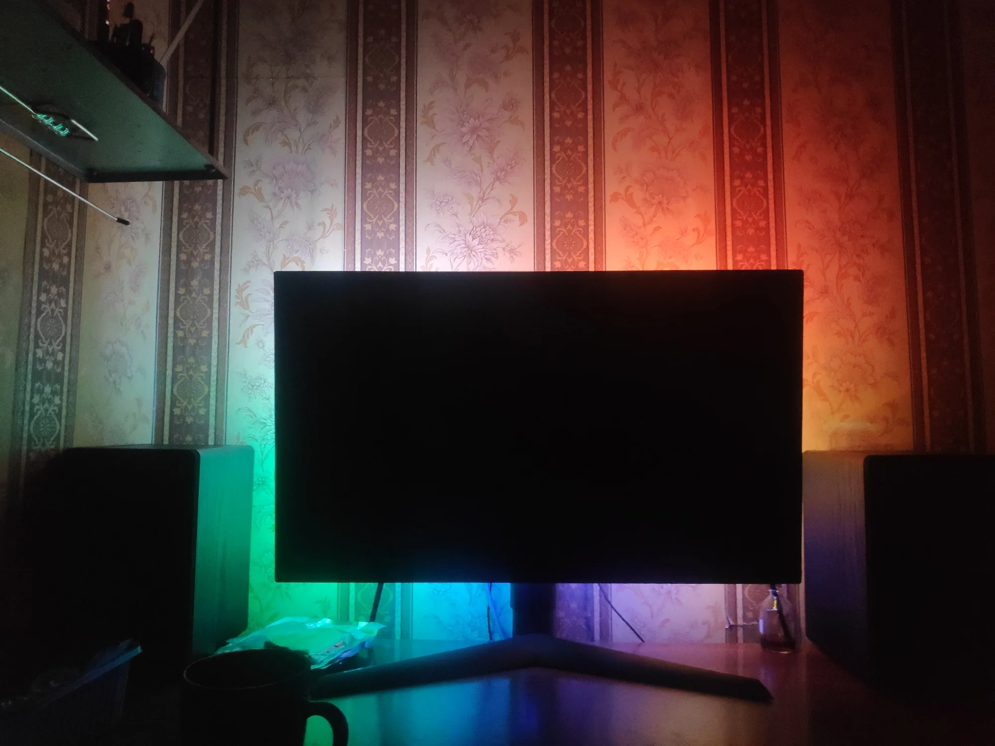 5V 5050 RGBIC Flexible Led Strip WS2812B Bluetooth Controller photo review