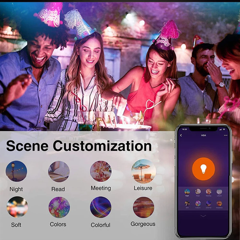 Zemismart E27 Zigbee Led Bulb Light Voice Control by Alexa Echo Google Home Tuya Smart LifeAPP