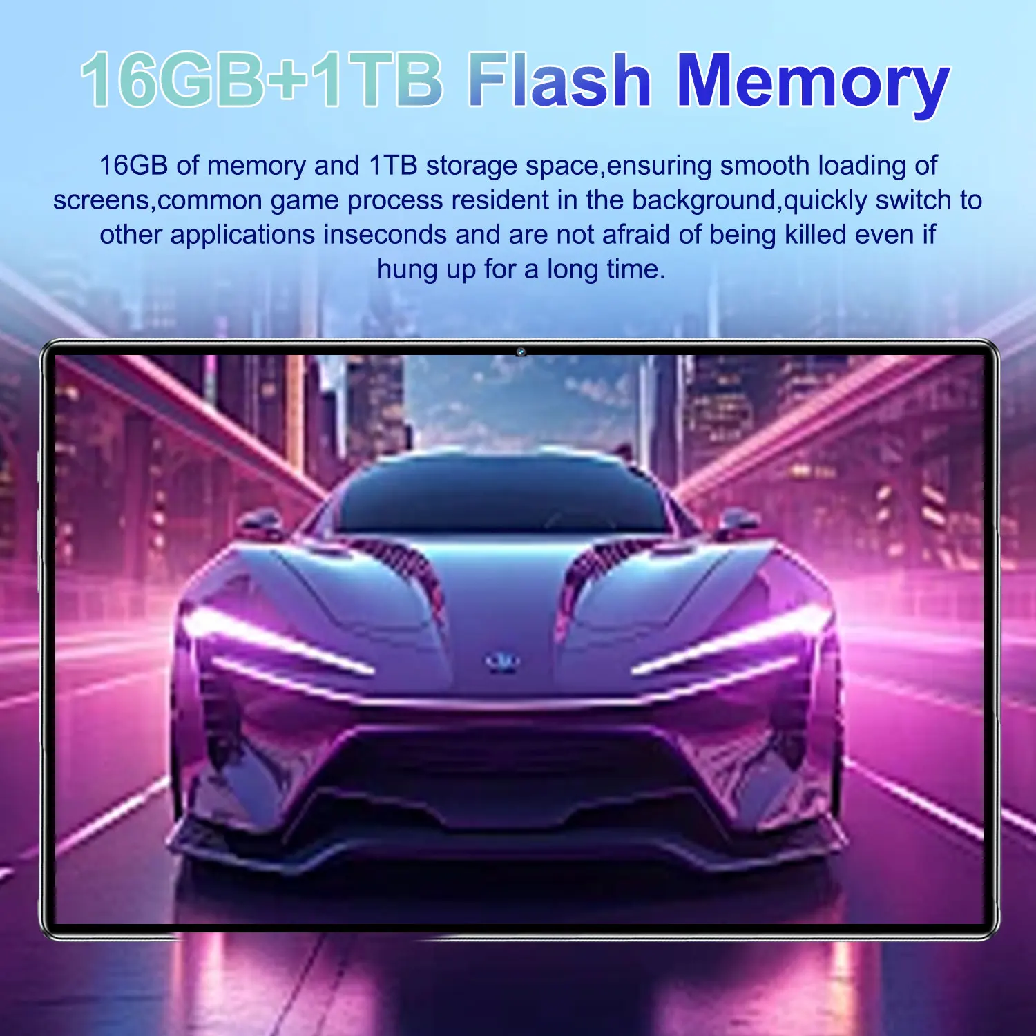 10 Core 2026 New Android 13 Tablet 5G WiFi Portable 20000mAh Large Battery 16GB RAM 1TB ROM 16MP+32MP Camera For Movie Streaming Home Media Player